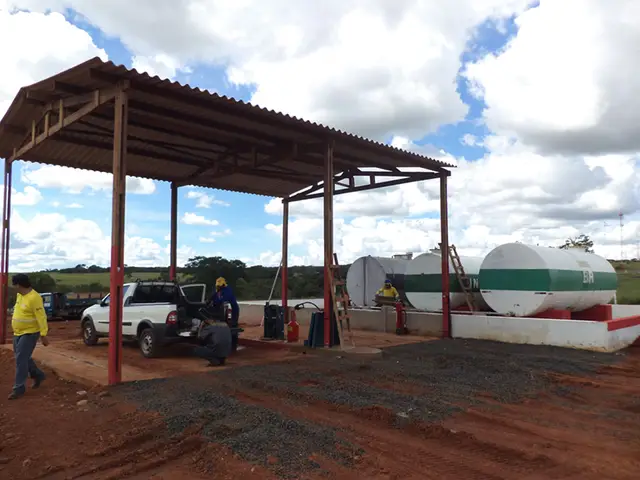 Posto de combustível — Licenciamento de canteiro de obra